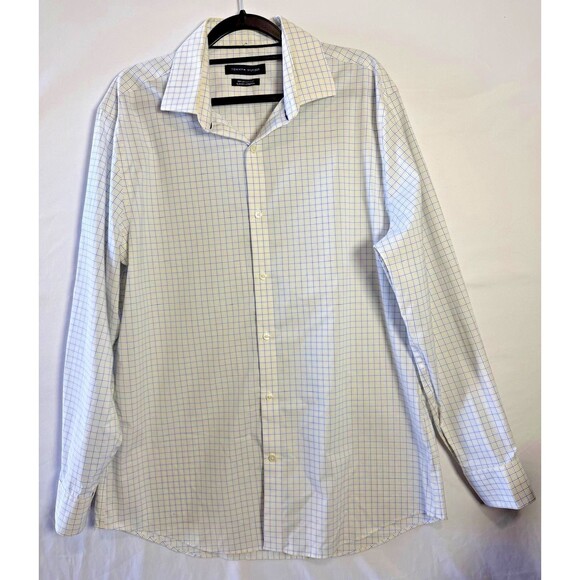Tommy Hilfiger Other - Tommy Hilfiger Men’s Slim Fit Check Dress Shirt Supima Cotton Stretch.